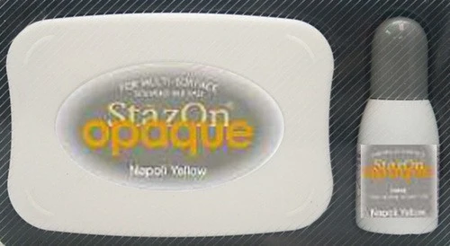 Stempelkissen StazOn + Nachfüllung Napoli Gelb (1 St.) [SZ-000-111]