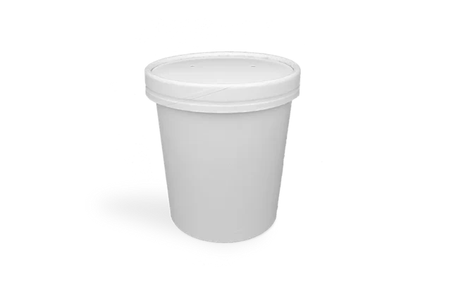 Deckel Karton Suppentasse 450ml Ø9,8 cm weiß (500 Stück) [TK-9987076]