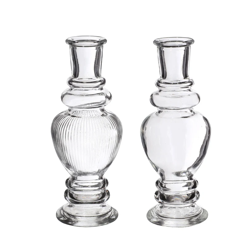 Vase Venedig Transparent H: 15,5 x Ø5,7 cm (12 Stück) [IFS-29890]