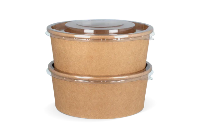 Deckelsalat Poke Schale 500ml-750ml-1000ml Ø14,8cm transparent stapelbar (300 Stück) [TK-9987011]