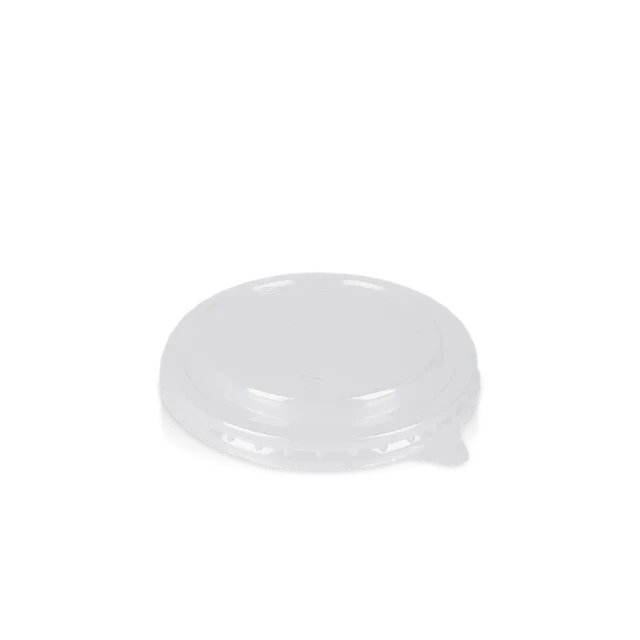 Deckel Salat & sauce-Tassen 360ml-480ml Ø11,8cm transparent PET (500 Stück) [TK-9987154-A]