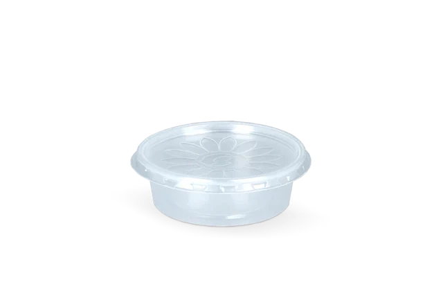 Deckel runder Behälter Ø7 cm transparent (1.000 Stück) [TK-9987976]