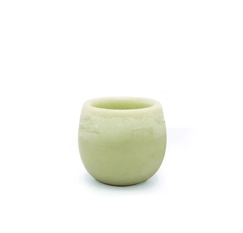 Aromaschale hellgrün jasmin Duft Ø9x8 cm (6 Stück) [IFS-36212]