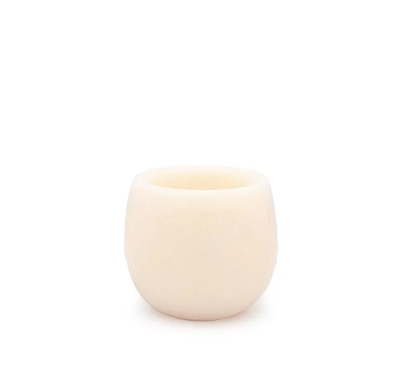Aromaschale Weiß Zimt Duft Ø9x8 cm (6 Stück) [IFS-36211]