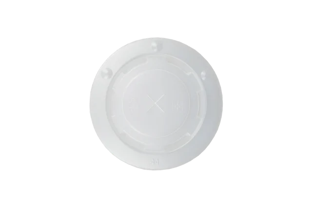 Deckel Plastik Milchshake-Becher Flach mit Kreuz Ø9 cm (1.000 Stück) [TK-9987536]