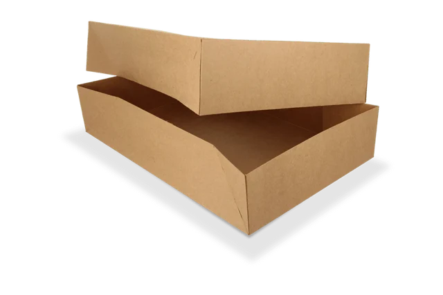 Catering-Boxen kraft 36x25x8cm mit Fenster (50 Stück) [TK-9987698]
