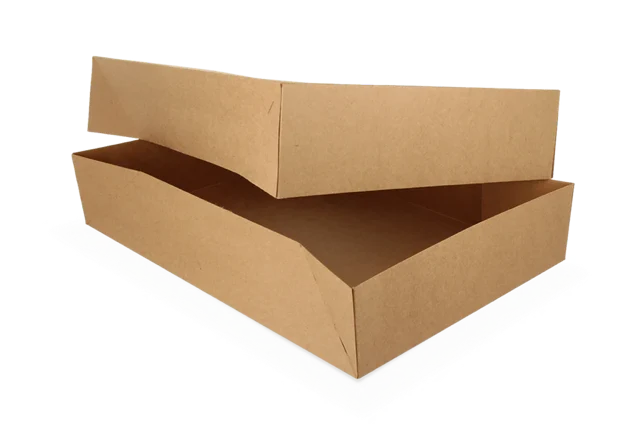Catering-Boxen kraft 56x32x8cm mit Fenster (50 Stück) [TK-9987700]