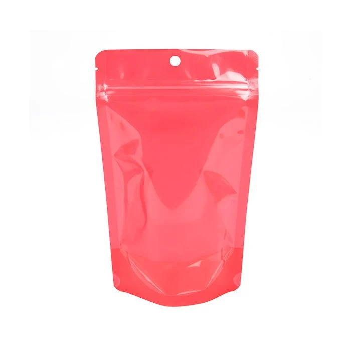 Standbodenbeutel Neon Wassermelone 13x7.9x20.6 cm (100 Stück) [ZBGN3W]
