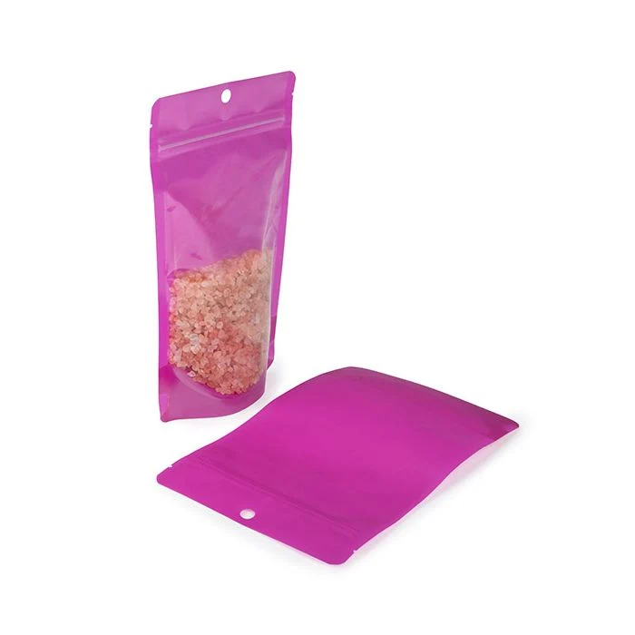 Standbodenbeutel Neon Purpel 13x7.9x20.6 cm (100 Stück) [ZBGN3PR]