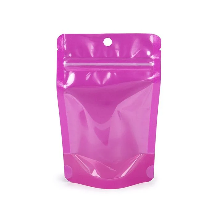 Standbodenbeutel Neon Purpel 10.2x6x15.2 cm (100 Stück) [ZBGN2PR]