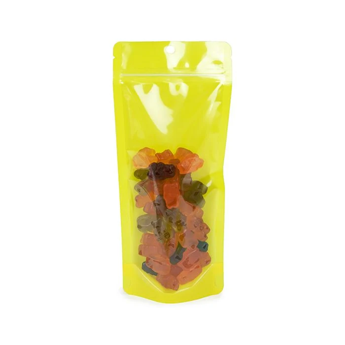 Standbodenbeutel Neon Gelb 10.8x6x23.8 cm (100 Stück) [ZBGN1NYW]