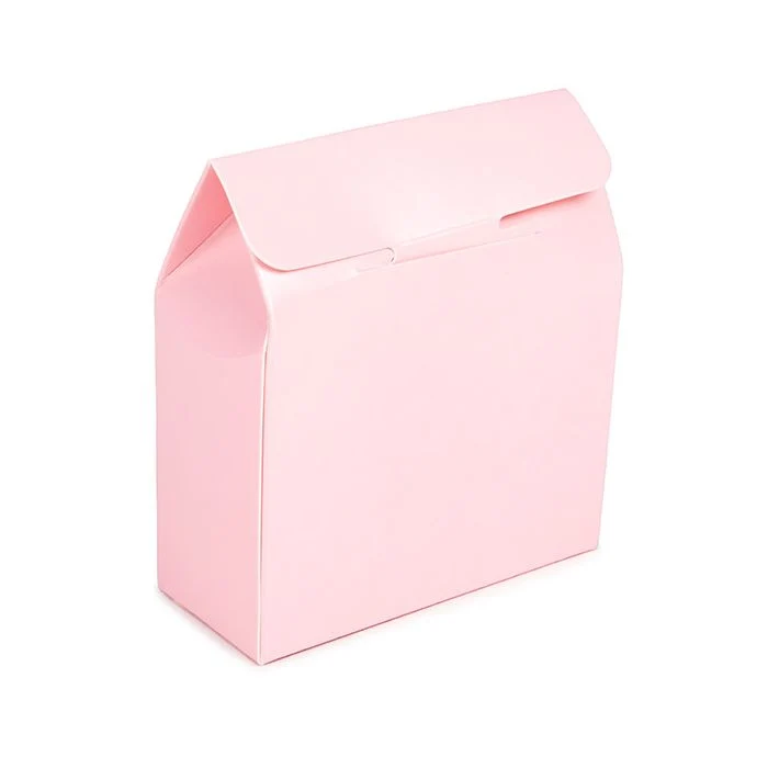 Pappschachteln Rosa mit rundem Fenster 8,9x3,8x10,2 cm (25 Stück) [FS341]