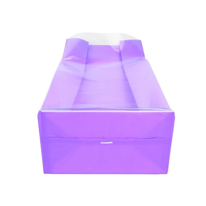 Blockbodenbeutel Neon Lila 12,7x7,6x30,5 cm mit Bodenblatt (100 Stück) [FGPB1NP]