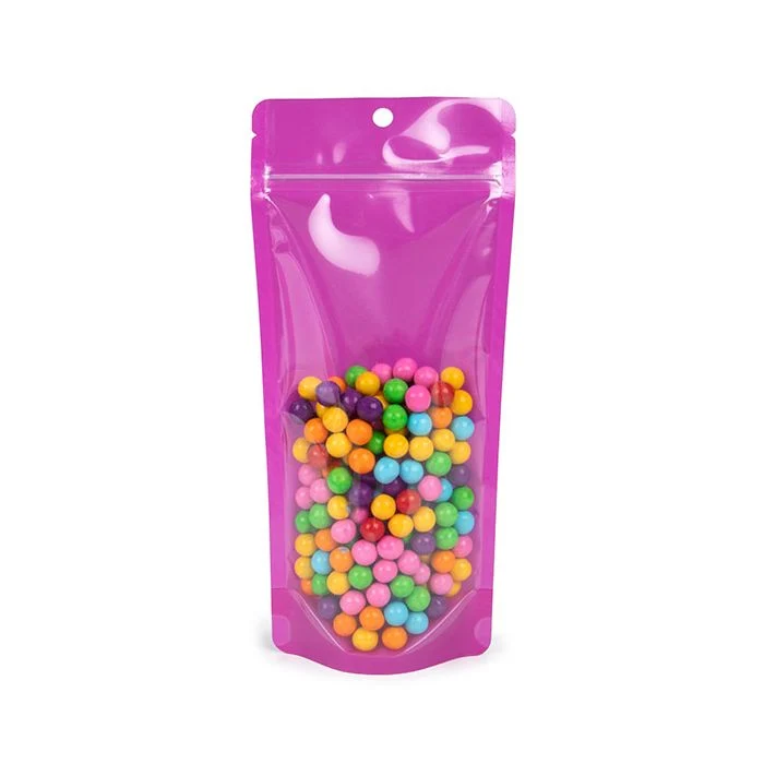 Standbodenbeutel Neon Purpel 10.8x6x23.8 cm (100 Stück) [ZBGN1NPR]