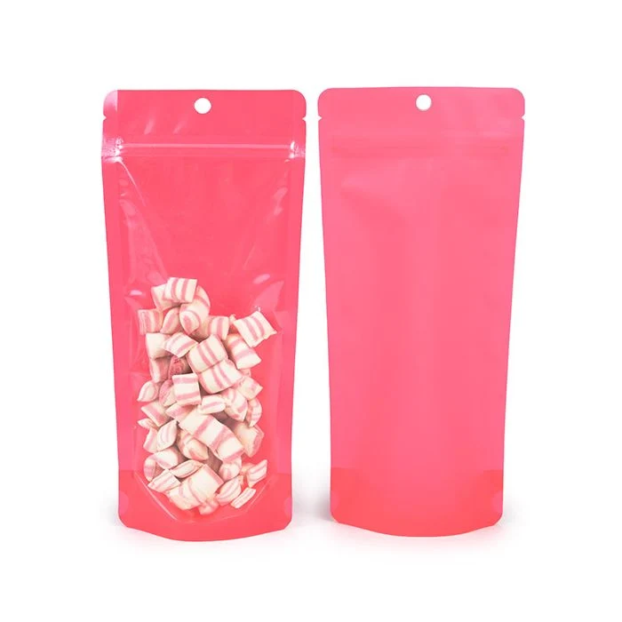 Standbodenbeutel Neon Rosa 10.8x6x23.8 cm (100 Stück) [ZBGN1NPK]