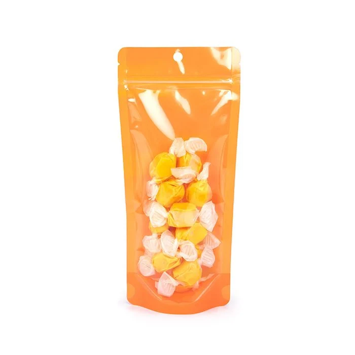 Standbodenbeutel Neon Orange 10.8x6x23.8 cm (100 Stück) [ZBGN1NOR]