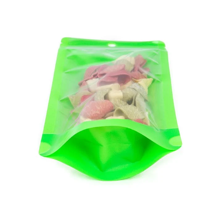 Standbodenbeutel Neon Grün 10.8x6x23.8 cm (100 Stück) [ZBGN1NGR]