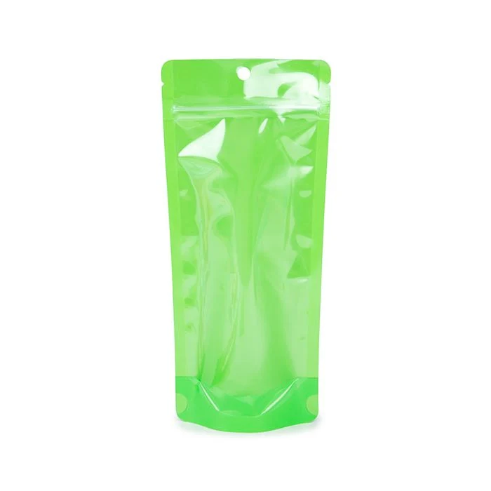 Standbodenbeutel Neon Grün 10.8x6x23.8 cm (100 Stück) [ZBGN1NGR]