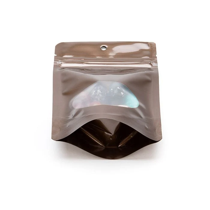 Standbodenbeutel Bronze 10.2x6x15.2 cm (100 Stück) [ZBGMO2BZH]
