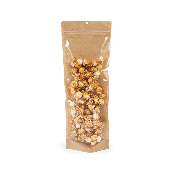 Standbodenbeutel Kraft 14x6x38.1 cm (100 Stück) [ZBGKC2N]