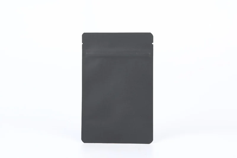 Standbodenbeutel Schwarz Kraft 10,2x6x15,2cm | 57 gram (100 Stück) [ZBGSK2BK]