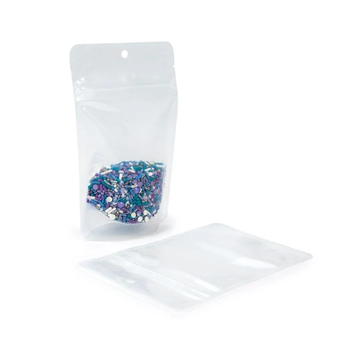 Standbodenbeutel Transparent w/ RETAIN™ 10.2x6x15.2 cm (100 Stück) [ZBGERR2]