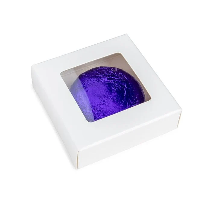 Pappschachteln Kraft weiß mit Fenster 7x2.1x6.8 cm (25 Stück) [WKRGW319]