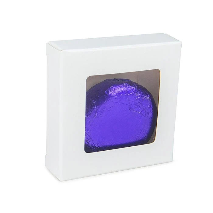 Pappschachteln Kraft weiß mit Fenster 7x2.1x6.8 cm (25 Stück) [WKRGW319]
