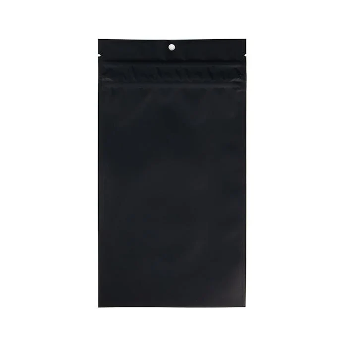 Kindersichere Beutel Mattschwarz 12.7x20.8 cm (100 Stück) [CRHZB6MB]