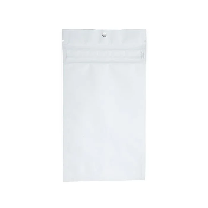 Kindersichere Beutel Mattweiß 10.2x16.5 cm (100 Stück) [CRHZB5MW]