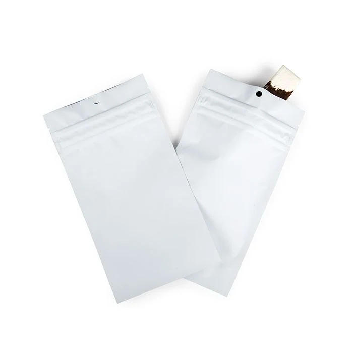 Kindersichere Beutel Mattweiß 10.2x16.5 cm (100 Stück) [CRHZB5MW]