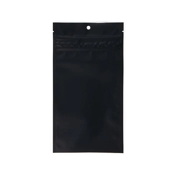 Kindersichere Beutel Mattschwarz 10.2x16.5 cm (100 Stück) [CRHZB5MB]