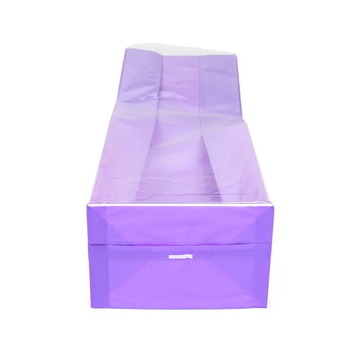 Blockbodenbeutel Neon Lila ,9x5,7x30,5 cm mit Bodenblatt (100 Stück) [FGPB16NP]