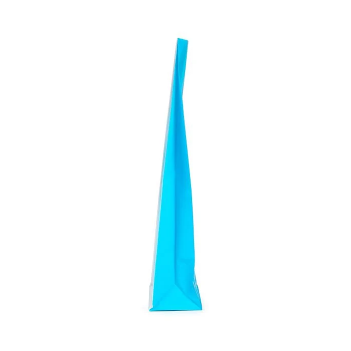 Blockbodenbeutel Neonblau 8,9x5,7x30,5 cm mit Bodenblatt (100 Stück) [FGPB16NB]