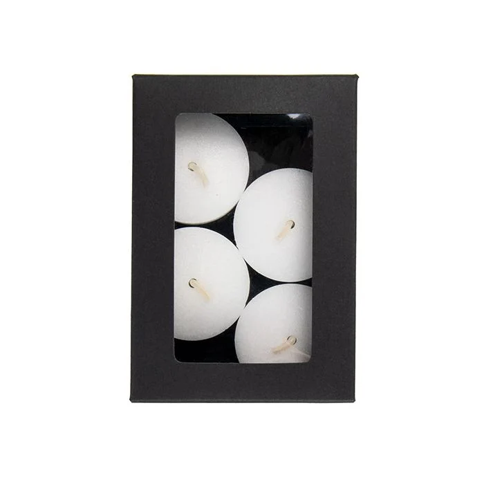 Pappschachteln Kraft schwarz mit Fenster 7x2.1x10.3 cm (25 Stück) [WKRGB317]