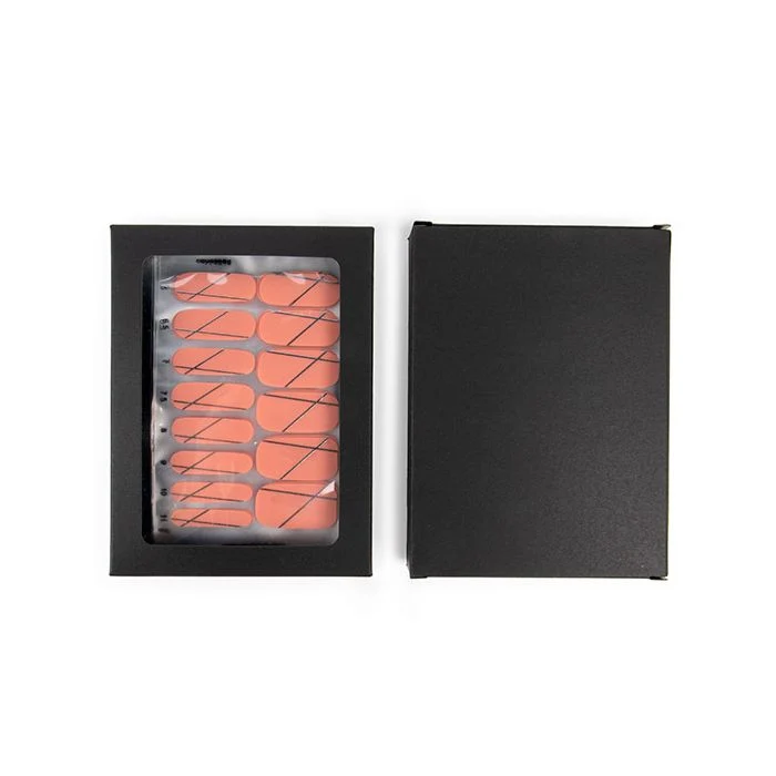 Pappschachteln Kraft schwarz mit Fenster 10.2x2.1x13.8 cm (25 Stück) [WKRGB313]