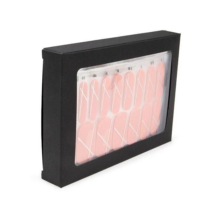 Pappschachteln Kraft schwarz mit Fenster 10.2x2.1x13.8 cm (25 Stück) [WKRGB313]