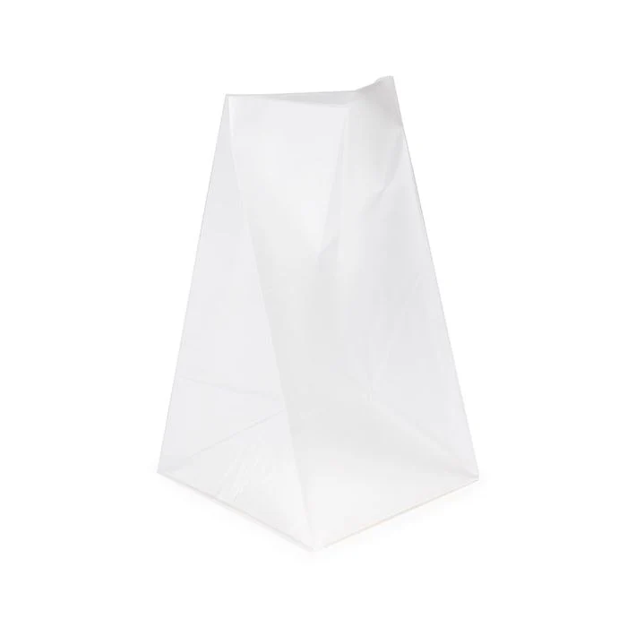 Blockbodenbeutel Frosted 10,2x10,2x17,8 cm mit Bodenblatt (100 Stück) [FFGPB9]