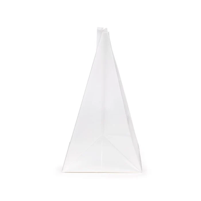 Blockbodenbeutel Frosted 10,2x10,2x17,8 cm mit Bodenblatt (100 Stück) [FFGPB9]