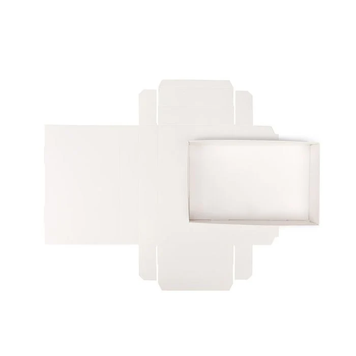 Pappschachtelböden Weiß 15,2x3,8x24,1 cm (25 Stück) [WH13]