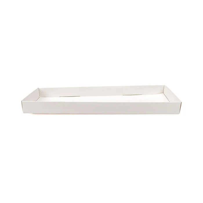 Schachtelböden Kraft Weiß 10,8x2,5x30,5 cm (25 Stück) [WH11]