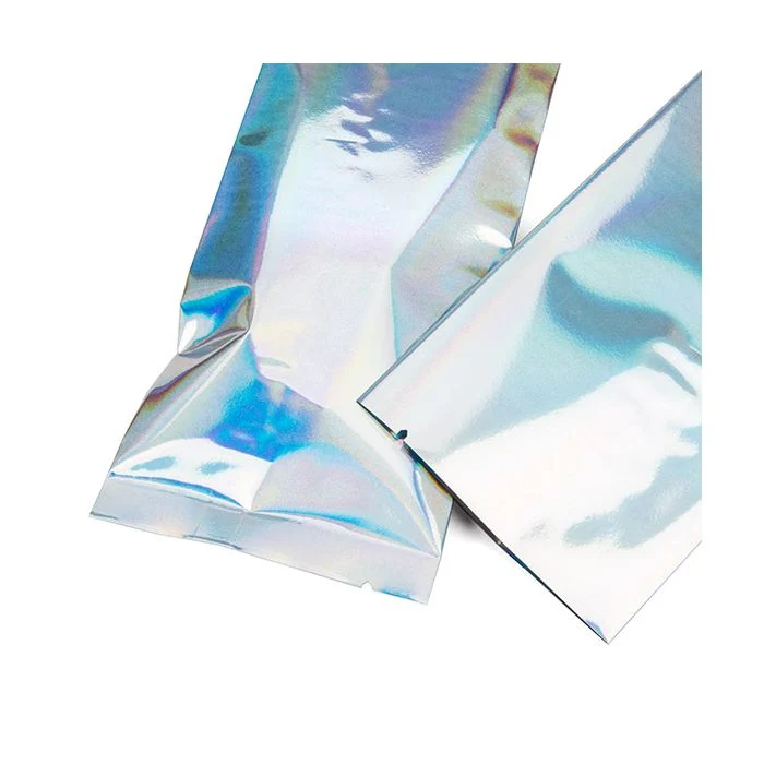 Plastik Klappenbeutel Holografik 7,6x20,3 cm (25 Stück) [SVP38H]