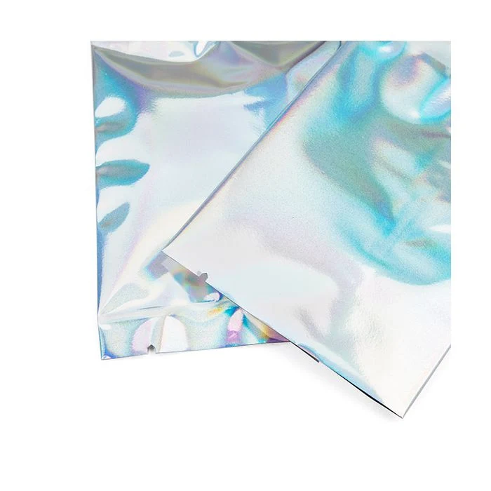 Plastik Klappenbeutel Holografisch 7,6x10,2 cm (25 Stück) [SVP34H]