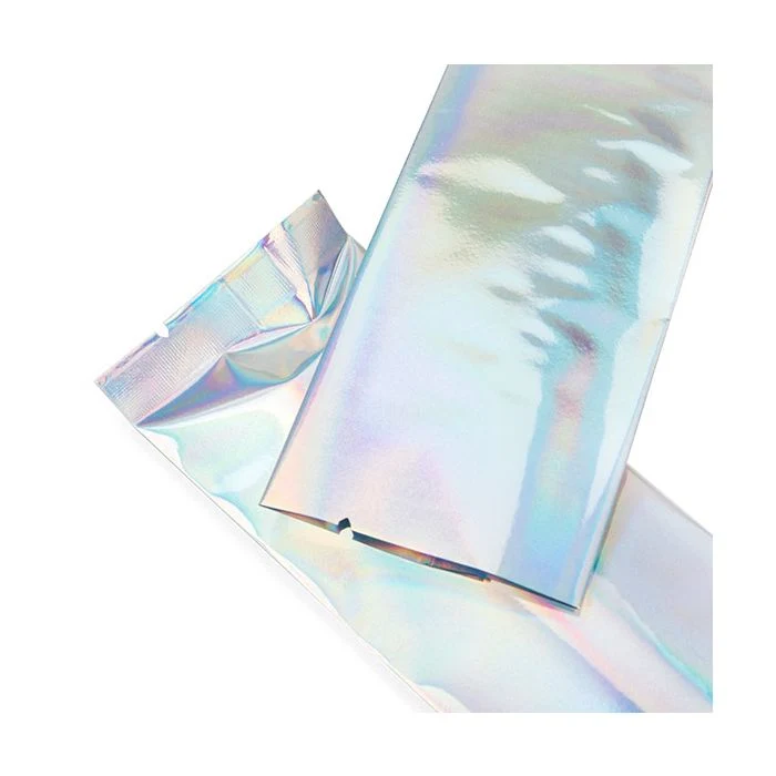 Plastik Klappenbeutel Holografisch 5,1x20,3 cm (25 Stück) [SVP28H]