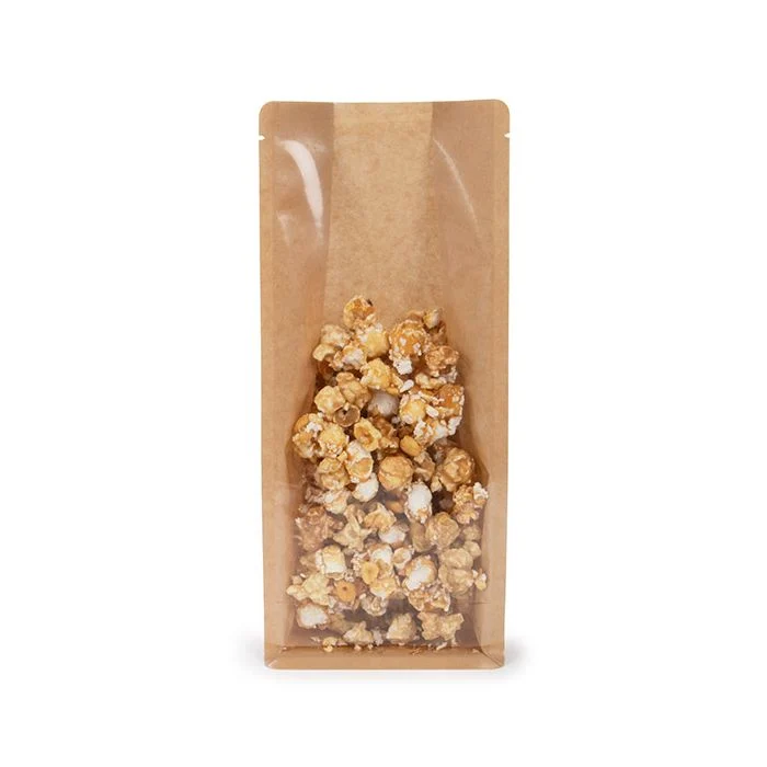 Blockbodenbeutel Kraft 12.7x7.6x30.5 cm (100 Stück) [BB3K]