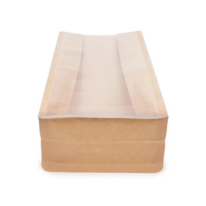 Blockbodenbeutel Kraft 12.7x7.6x30.5 cm (100 Stück) [BB3K]