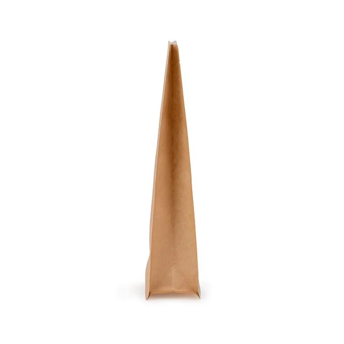 Blockbodenbeutel Kraft 12.7x7.6x30.5 cm (100 Stück) [BB3K]
