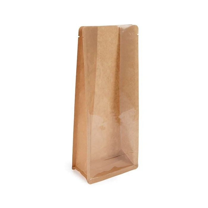 Blockbodenbeutel Kraft 12.7x7.6x30.5 cm (100 Stück) [BB3K]