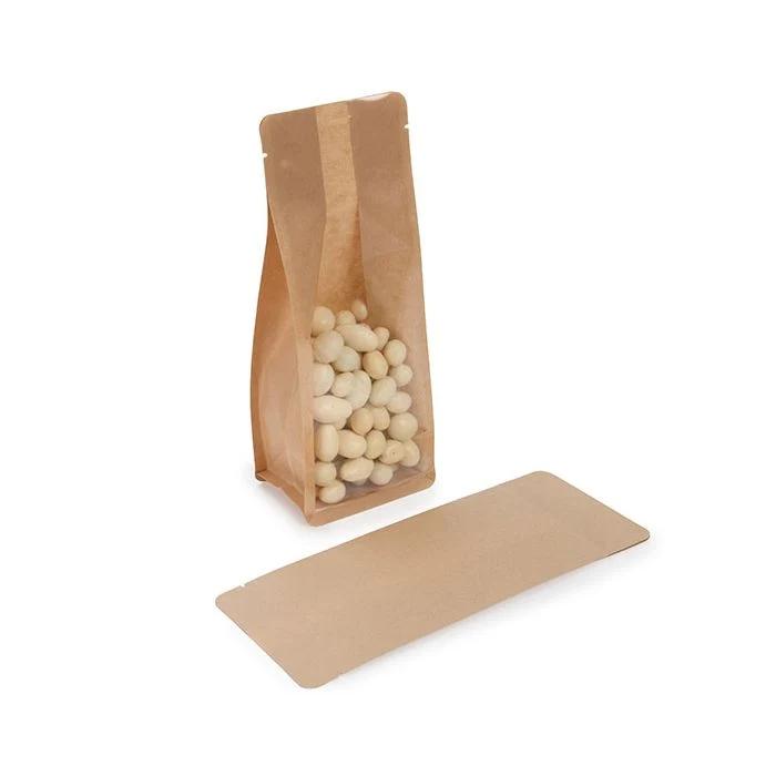 Blockbodenbeutel Kraft 8.9x7x22.9 cm (100 Stück) [BB2K]
