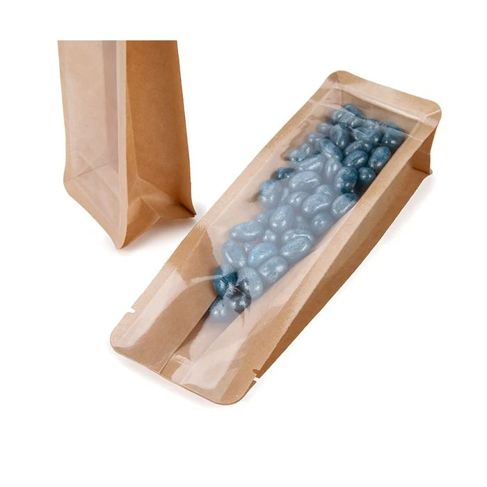 Blockbodenbeutel Kraft 6x5.1x19.1 cm (100 Stück) [BB1K]